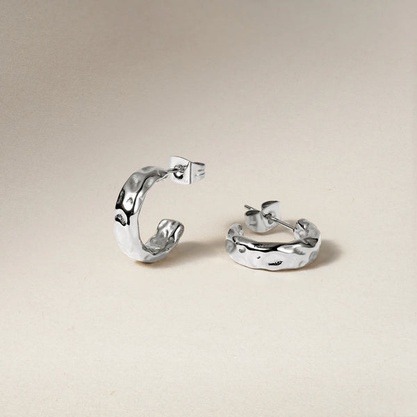 Hammered Ohrring