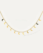 Moon Charm Halskette