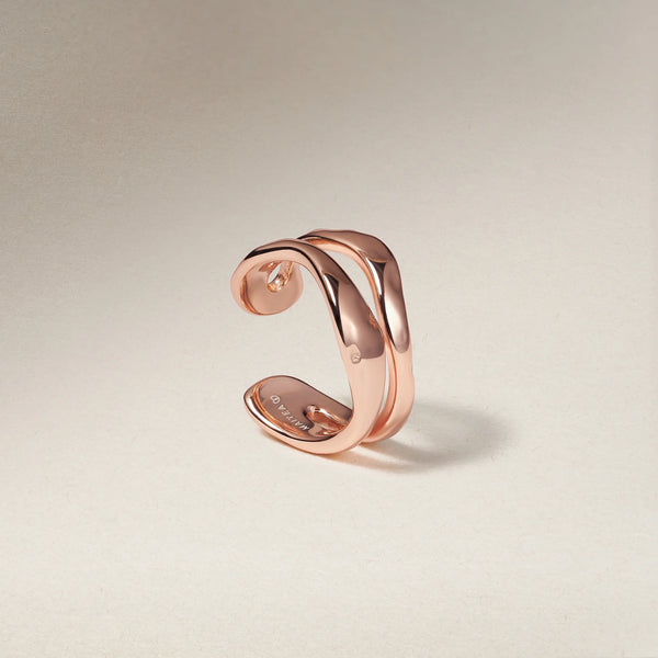 Ripple Hammered Earcuff