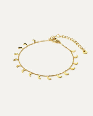 Moon Charm Armband