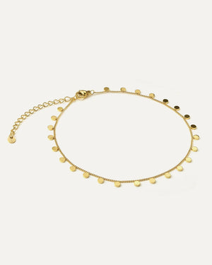 Circle Charm Fußkettchen