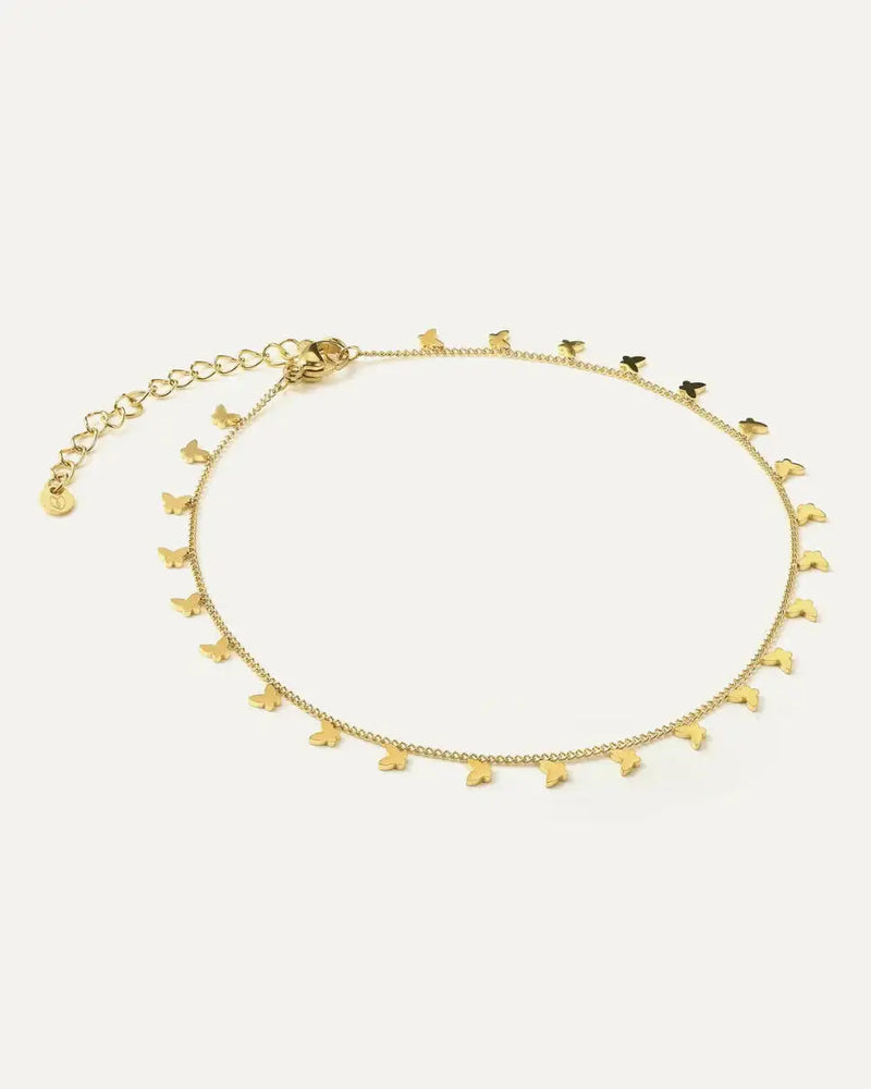 Butterfly Charm Anklet