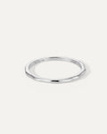 Thin Hammered Ring