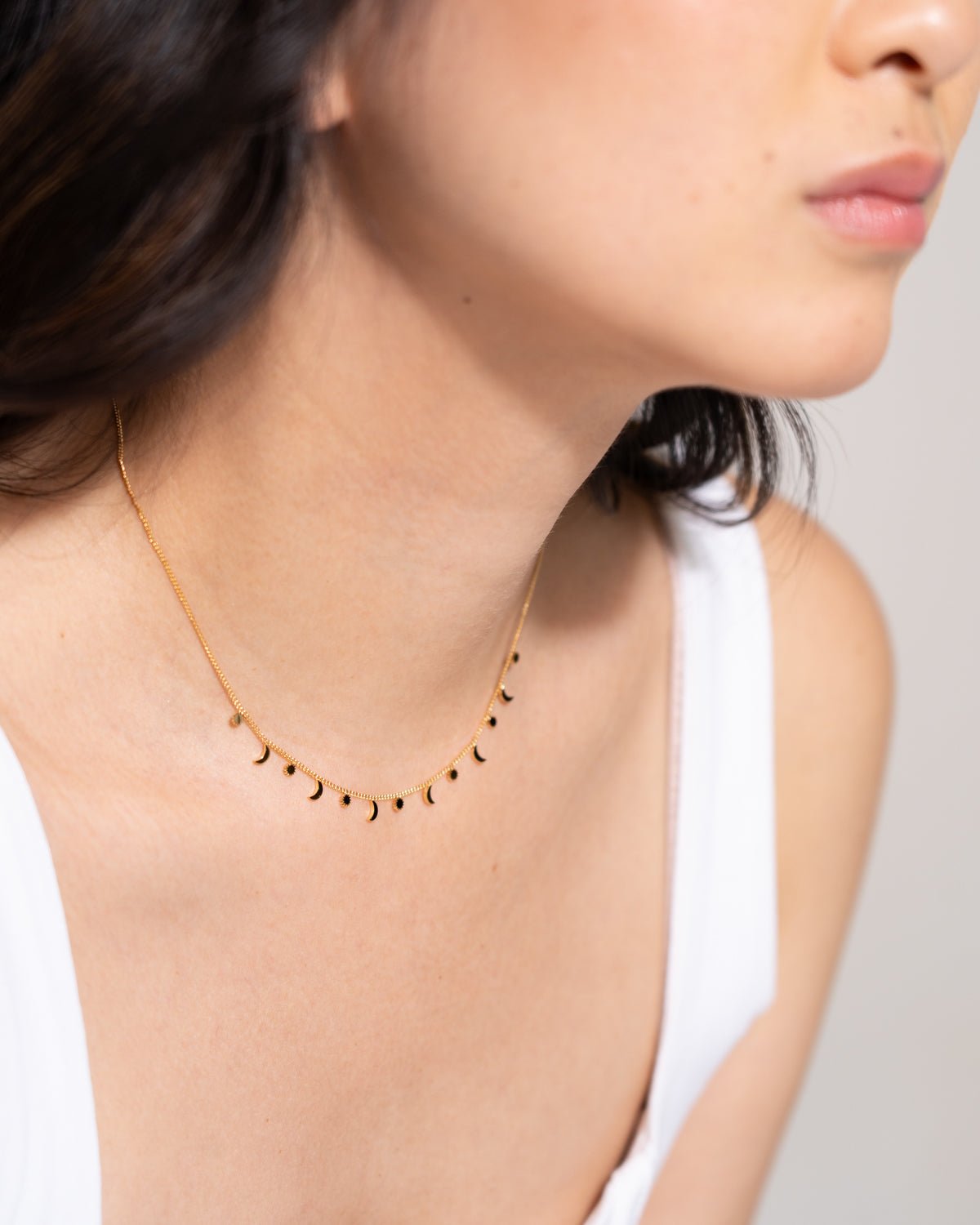 Sun & Moon Halskette