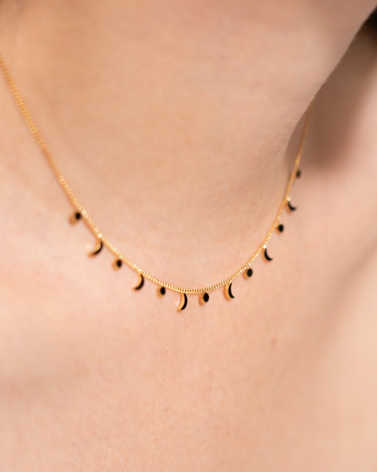 Sun & Moon Halskette