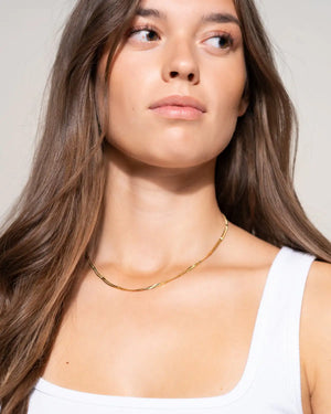 Flat Sun Necklace