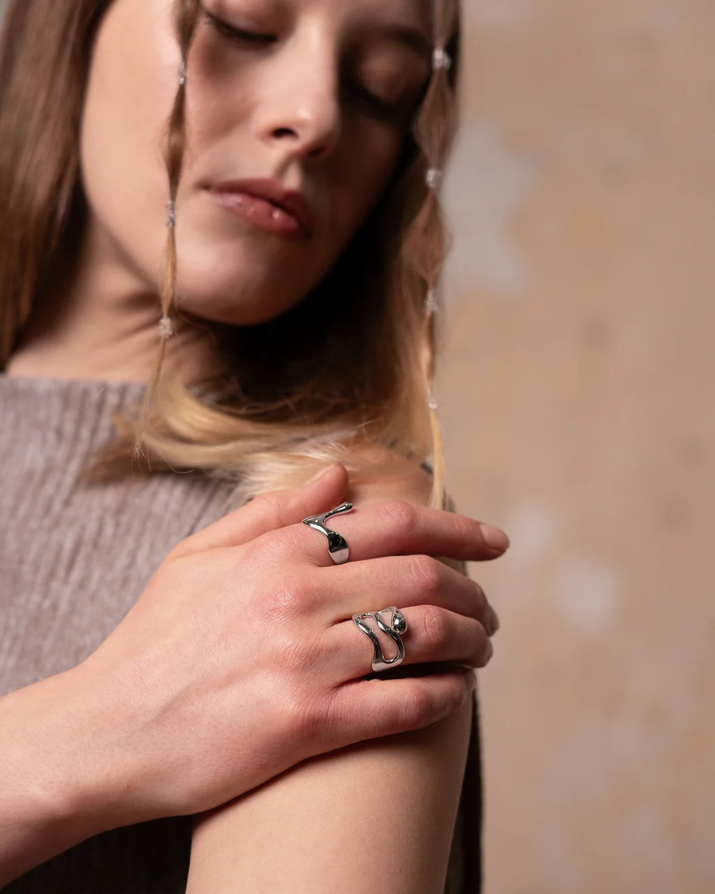 silber / Verstellbar