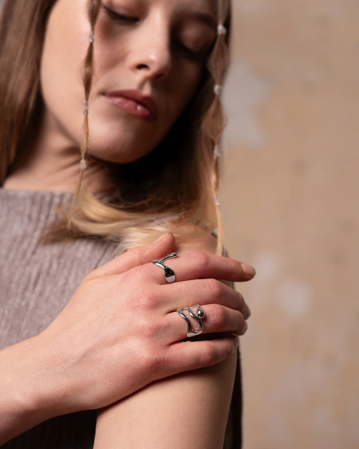 silber / Verstellbar