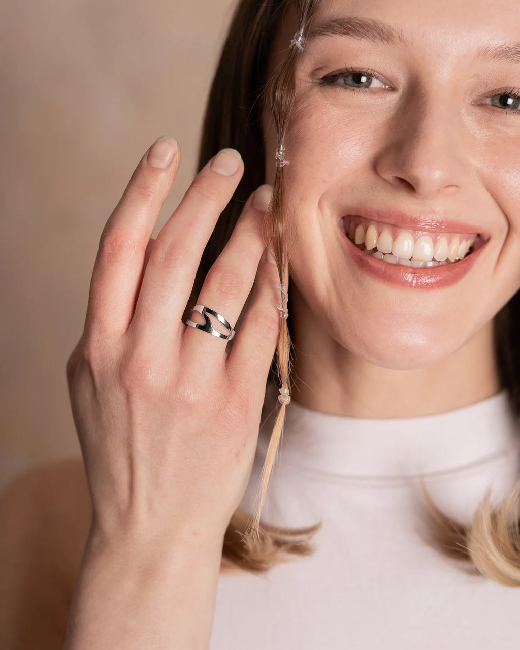 silber / Verstellbar