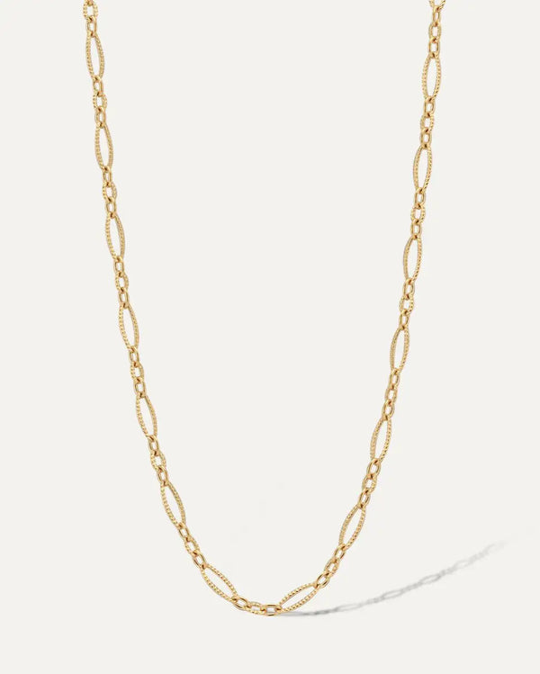 Fine Oval Halskette