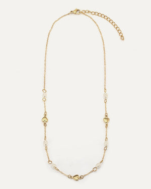 Heart Pearl Choker