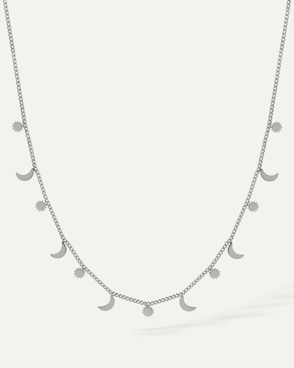 Sun & Moon Halskette