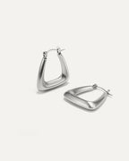Matte Triangle Ohrring