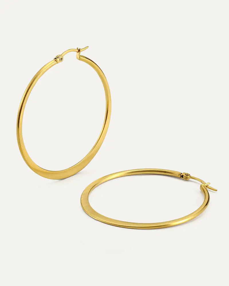 Crescent Matte Hoop