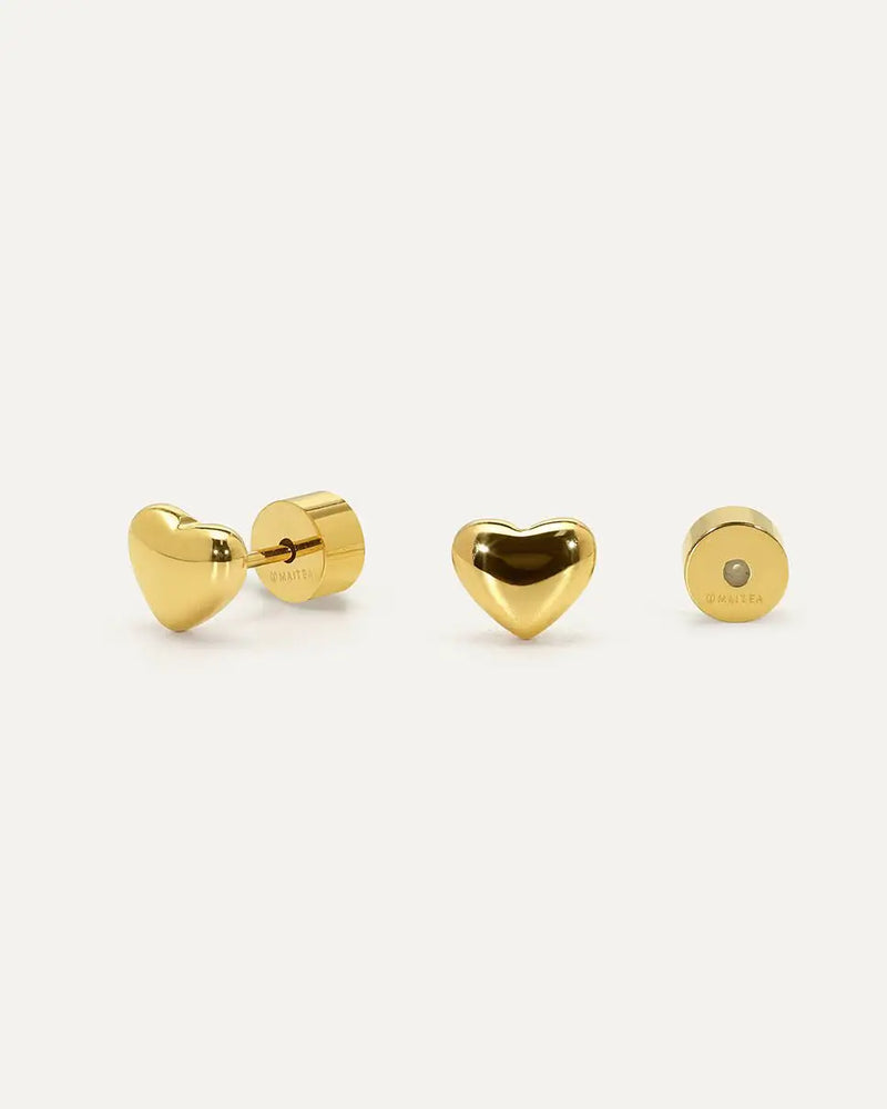 Chunky Heart Ohrstecker