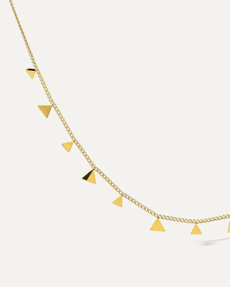 Triangle Charm Halskette
