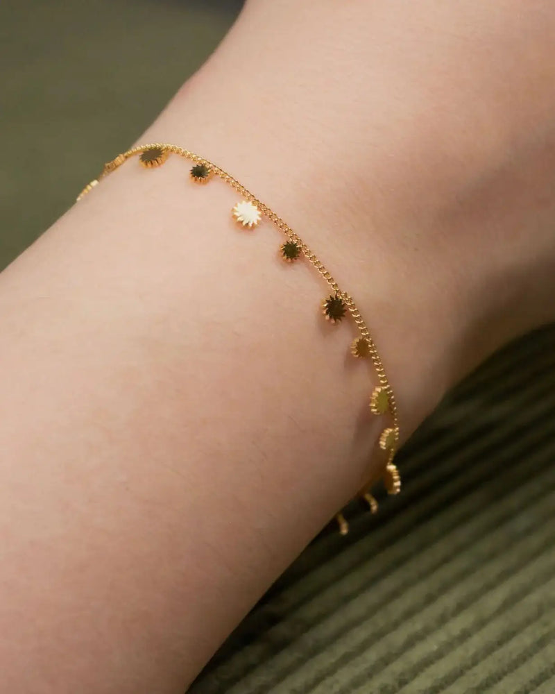 Sun Charm Bracelet